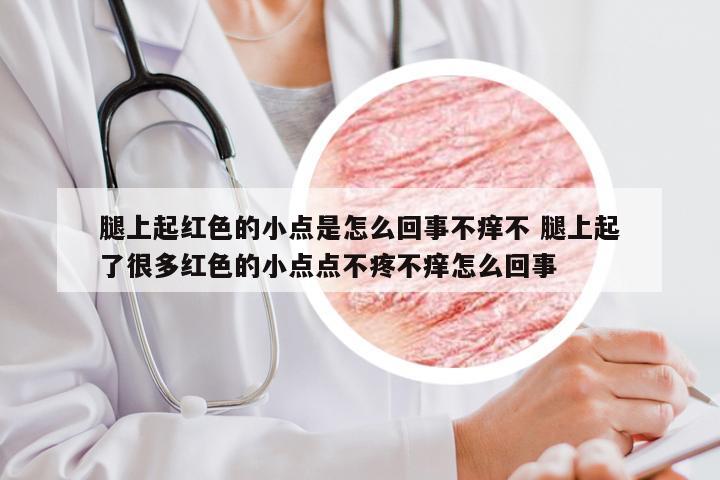 腿上起红色的小点是怎么回事不痒不 腿上起了很多红色的小点点不疼不痒怎么回事